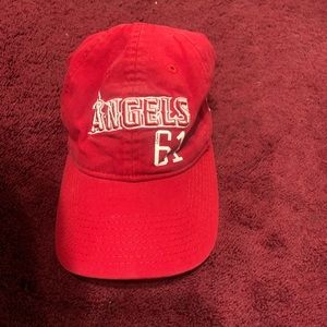 Angels pink VS red cap womens